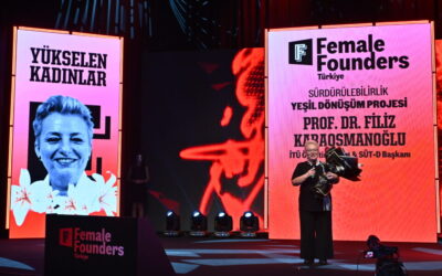 Female Founders Türkiye Ödüllerinde Sürdürülebilirlik Alanında Prof. Dr. Filiz Karaosmanoğlu Ödül Aldı
